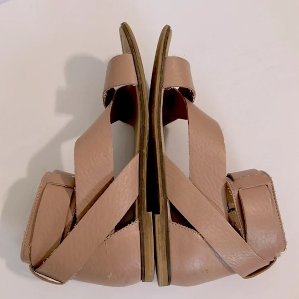 BOHME PEYTON ANKLE STRAP SANDAL IN BLUSH SIZE 6